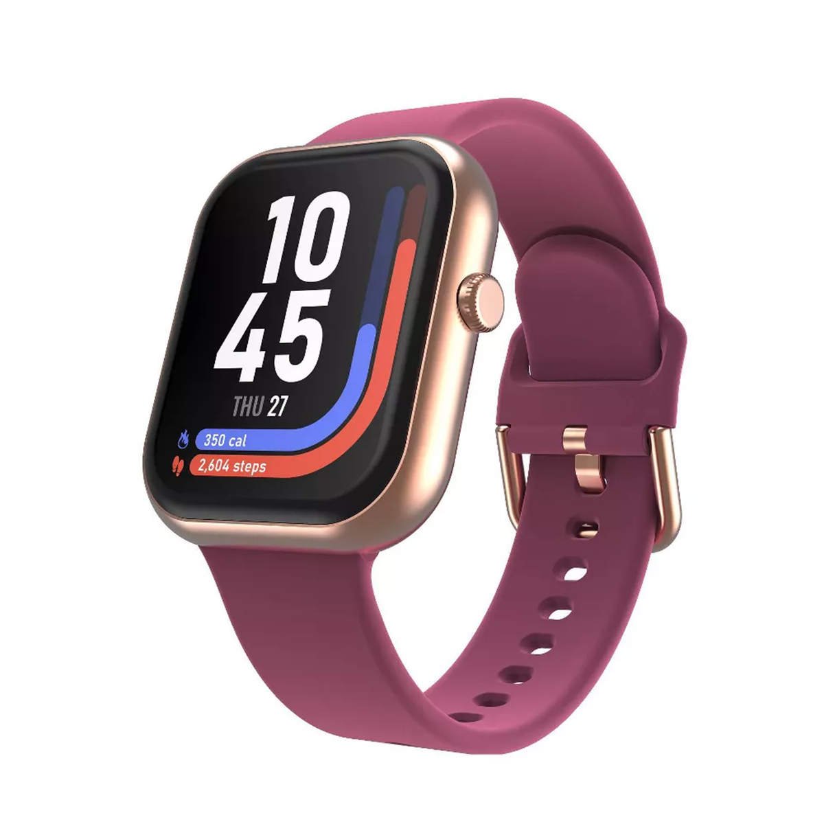Slim Smartwatch With 1.85 Inch AMOLED Display Sports Modes And Health Tracking