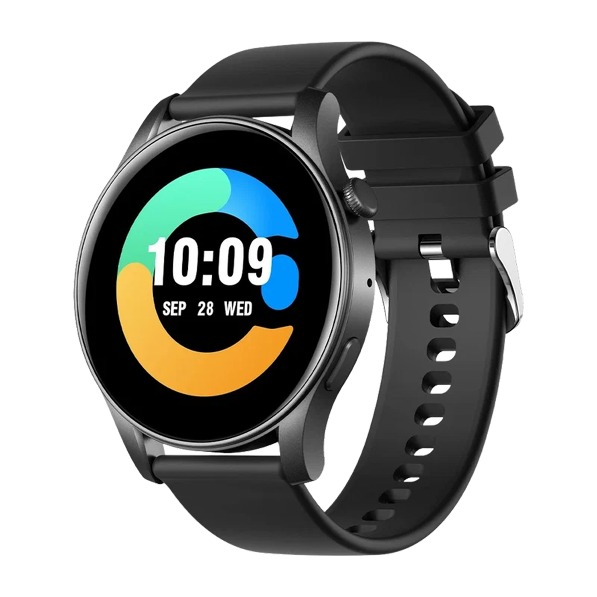 Round Smartwatch Bluetooth Waterproof With Call And Health Functions